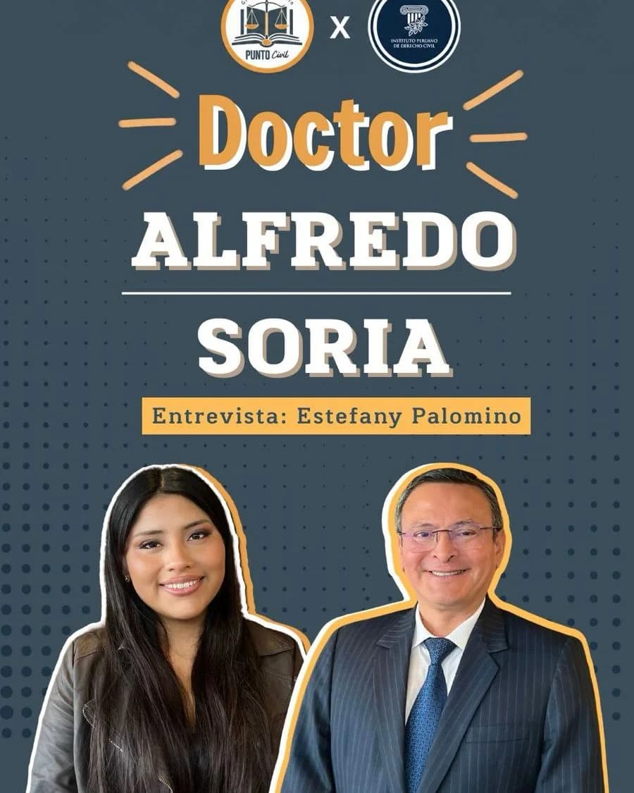 Portada de la entrevista con Dr. Alfredo Soria