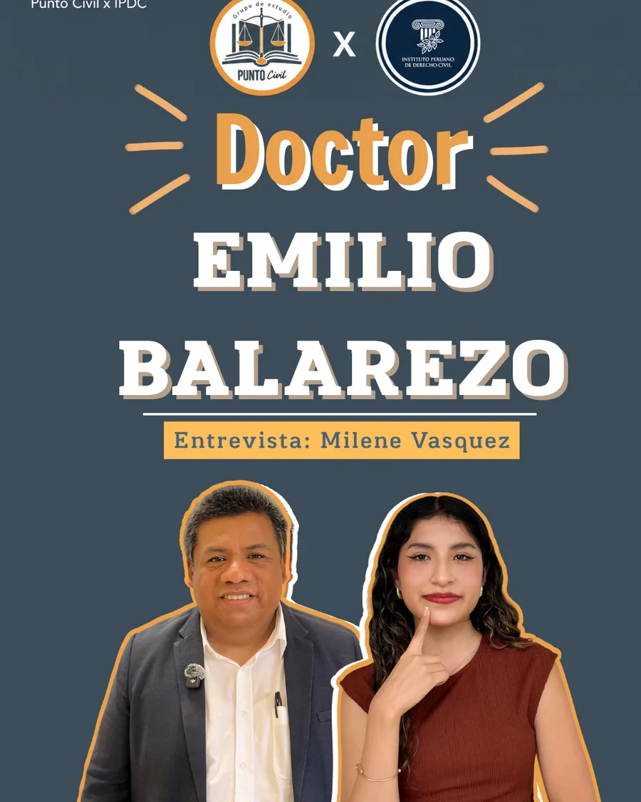 Portada de la entrevista con Dr. Emilio Balarezo